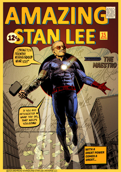 Mehrdad Isvandi "The Amazing Stan Lee" Print