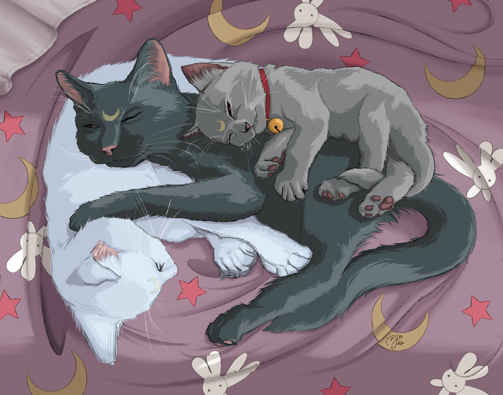 Michael Stiles "Cat Nap" print