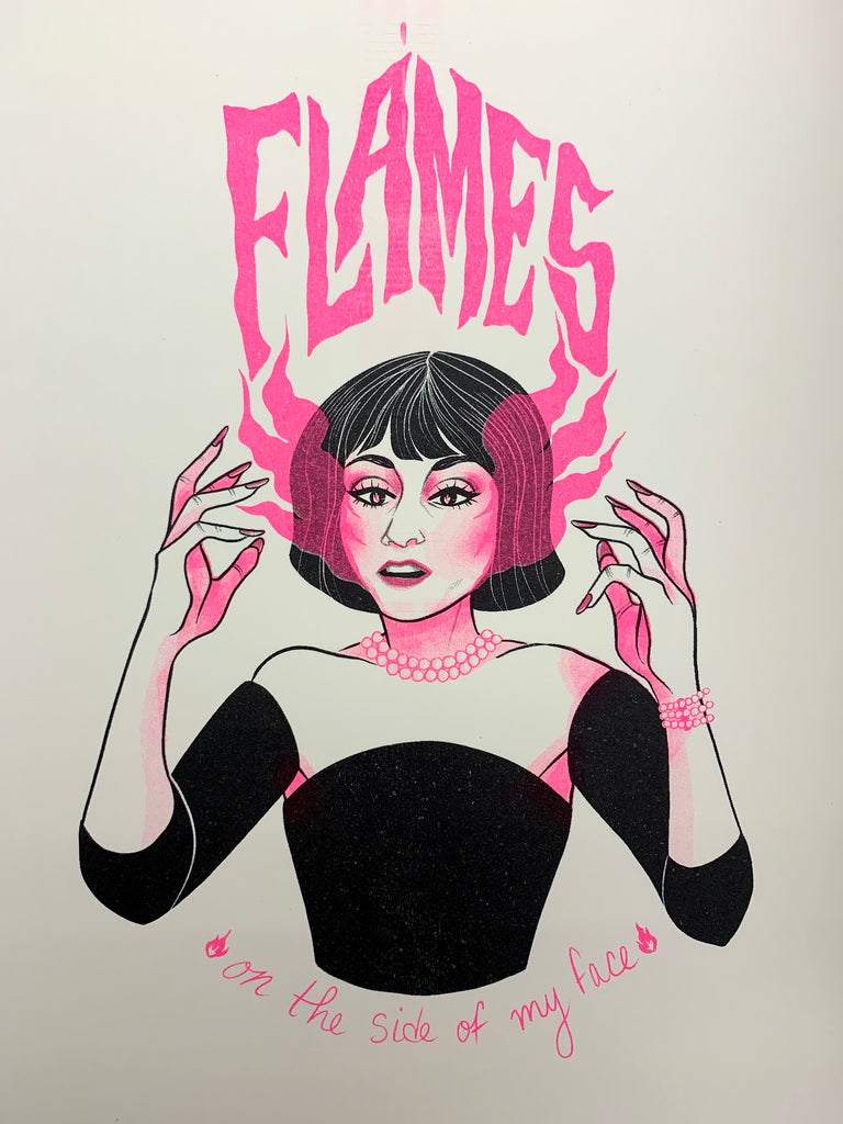 Michayla Grbich "Flames, Flames" Print