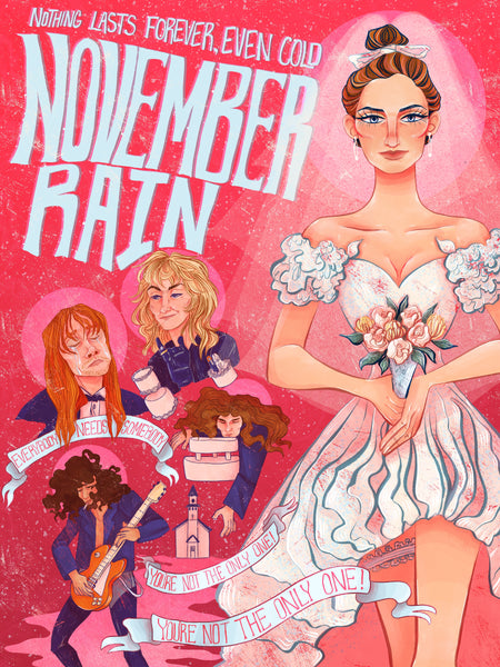 Michayla Grbich "November Rain" print