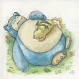 Josh Seth Blake "Napping Pokémon" Print Set