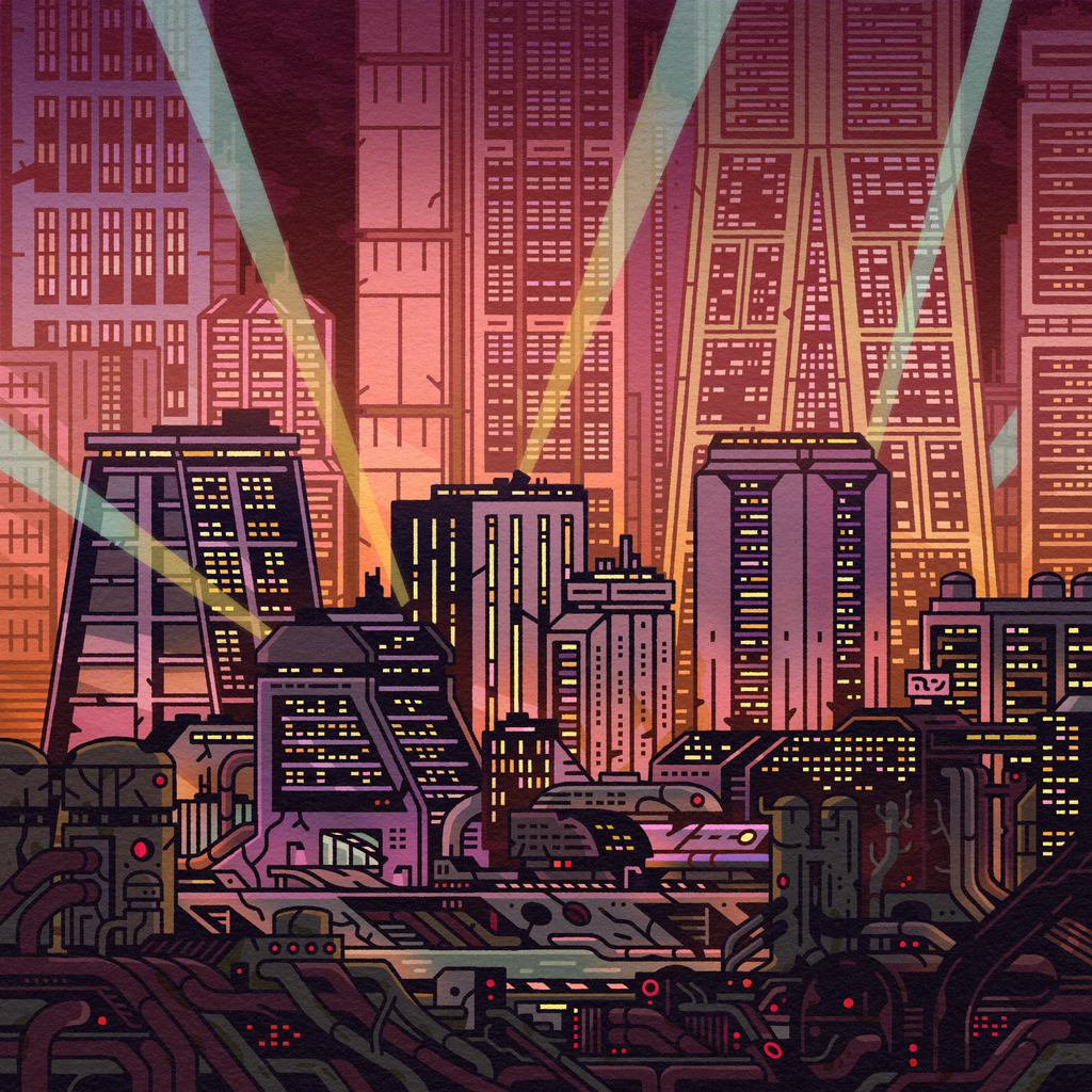 Ben Hose "Neo-Tokyo 2019" Print