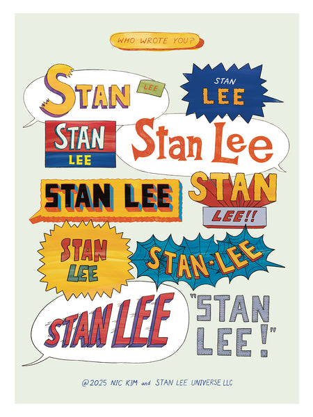 Nic Kim "Who Wrote You?" Print