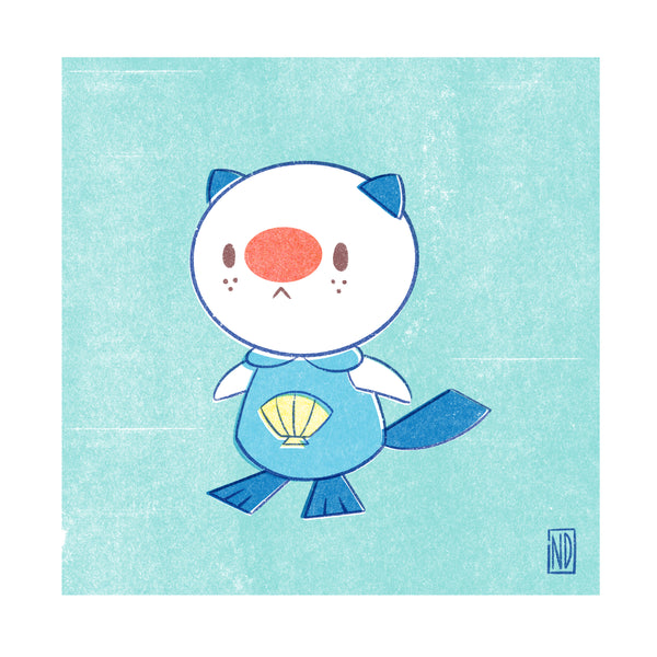 Nichole Daniels a.k.a. Nicholeyculkin "Oshawott Riso" Print