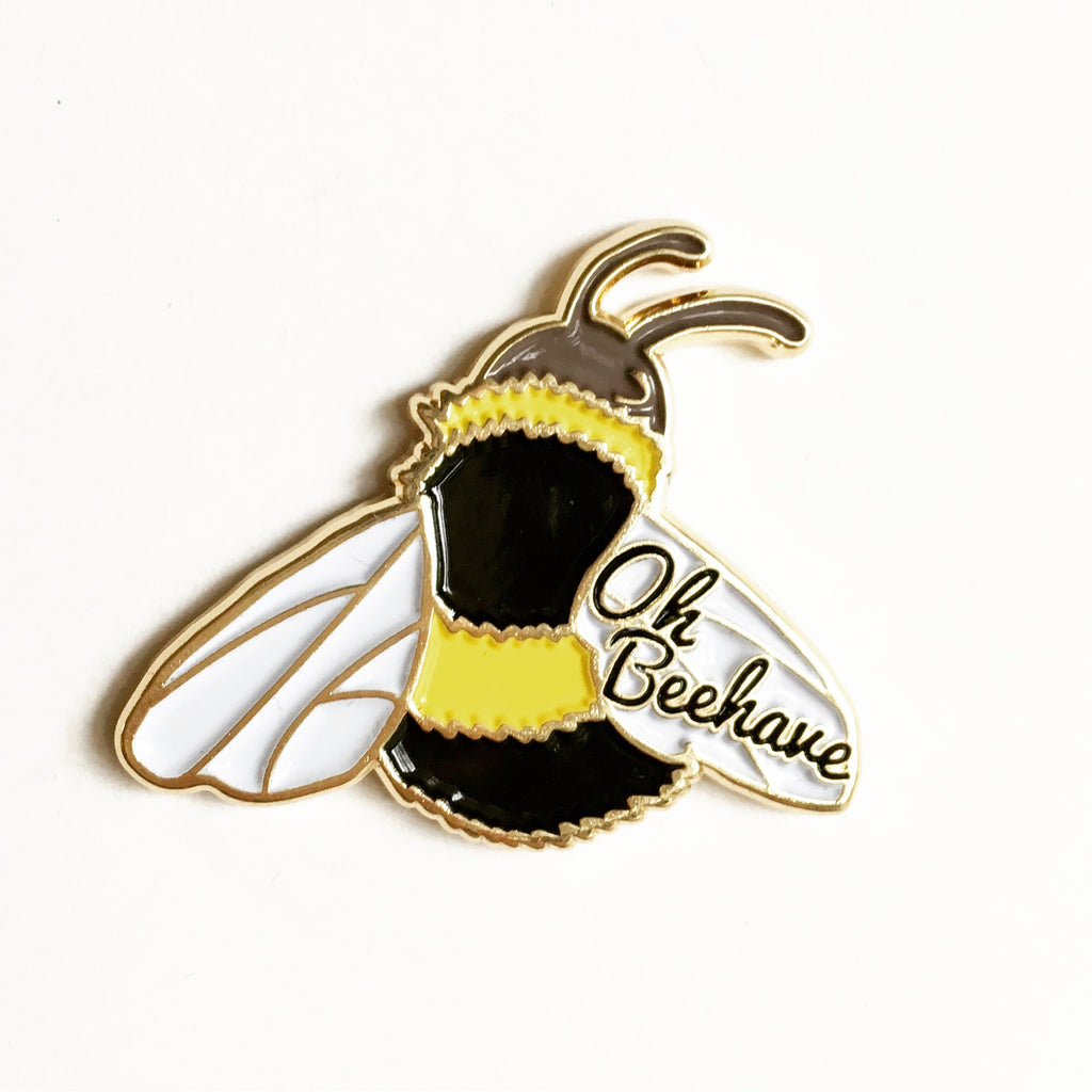ILOOTPAPERIE "Oh Beehave" pin
