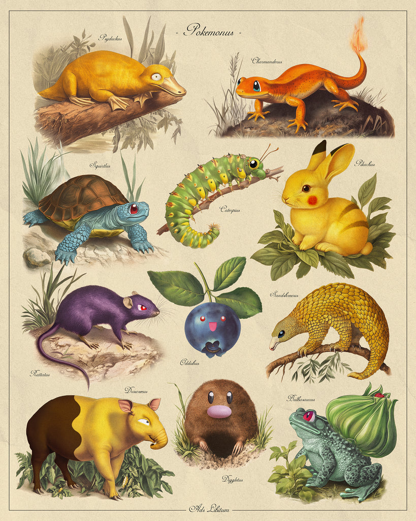 Ads Libitum "Pokemonus" Print