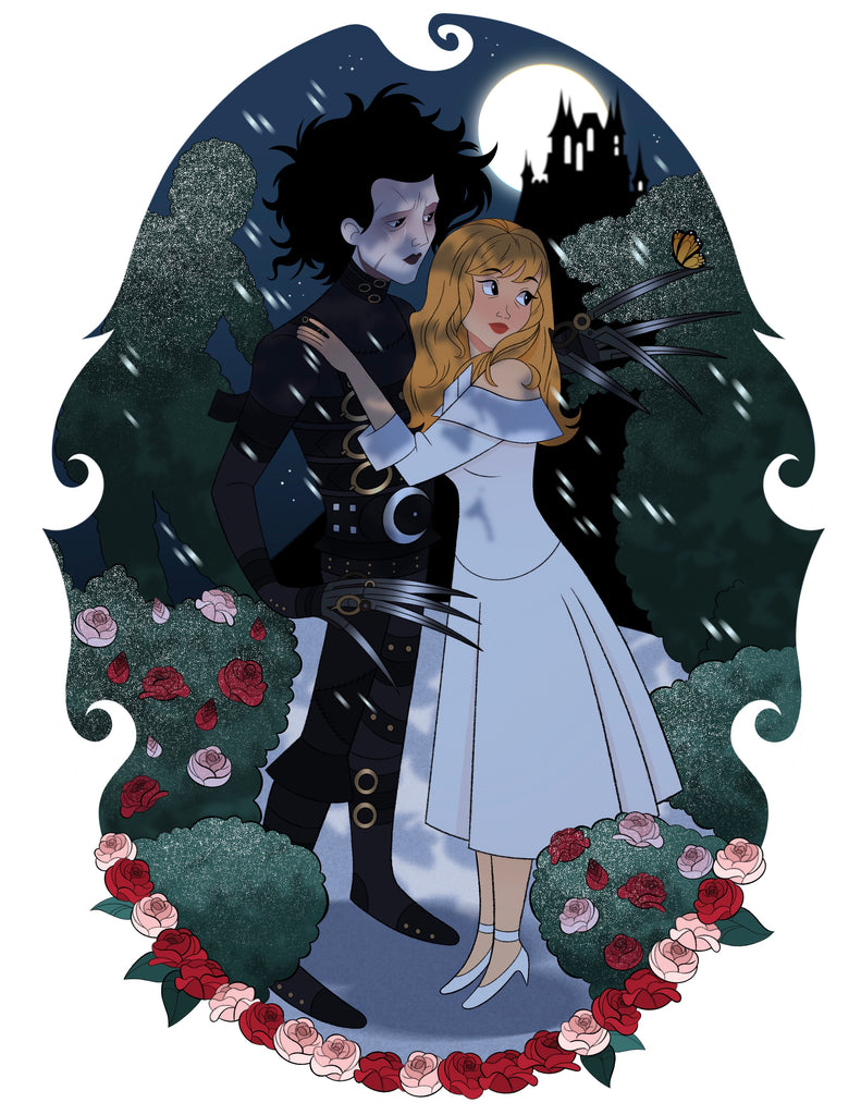 Paige McMorrow "Edward & Kim" Print