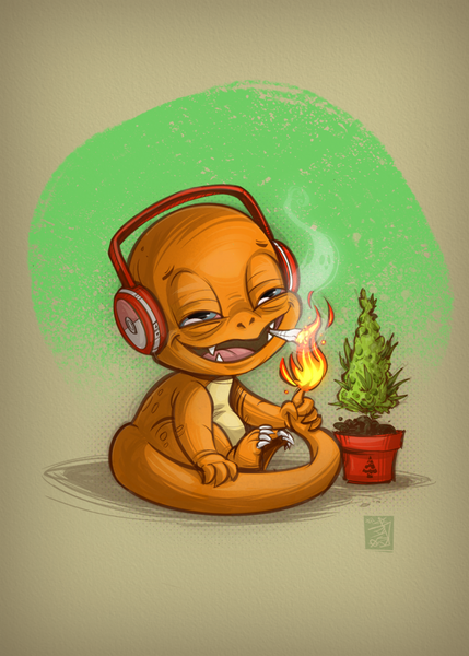 Ricky Romero "Charmander's Tree" Print