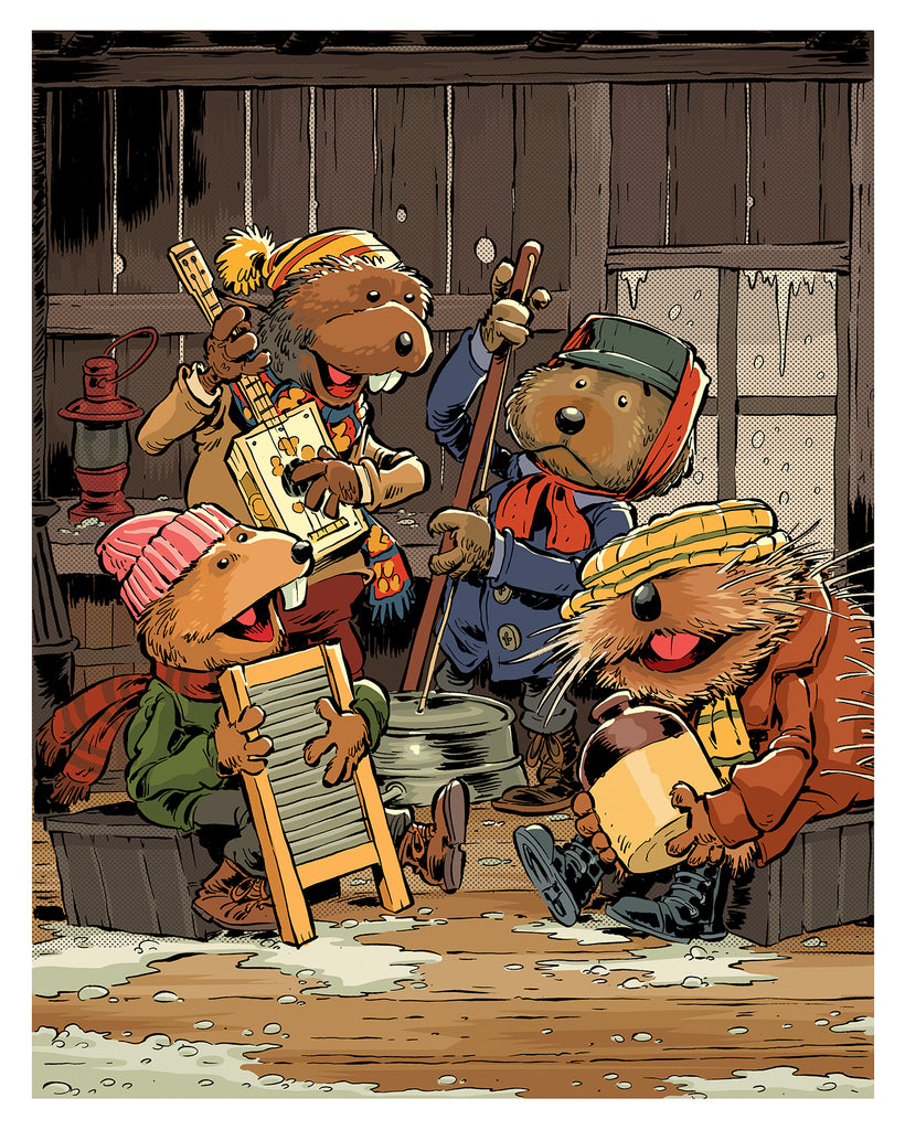 Robb Mommaerts "Emmet Otter’s Jug-Band Christmas" Print