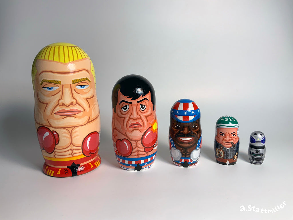 Andy Stattmiller "Rocky IV Nesting Dolls"