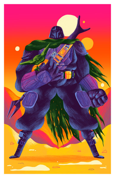 Scott Balmer "The Mandalorian" print