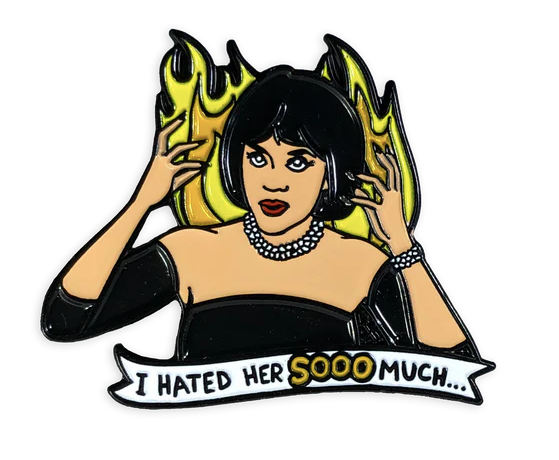 Patti Lapel "Flames" Pin