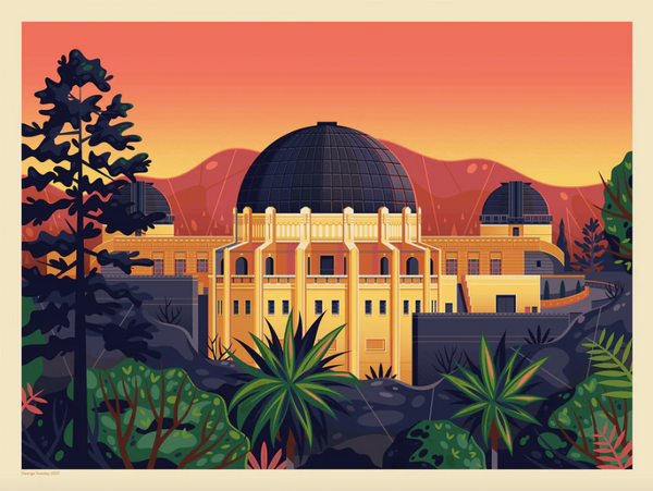 George Townley "Griffith Observatory at Sunrise" Print