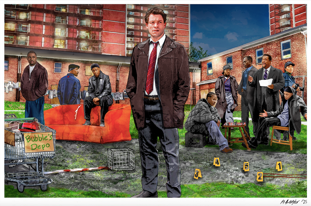 Matthew Brazier "If Snot Boogie always stole the money, why'd you let him play" Print