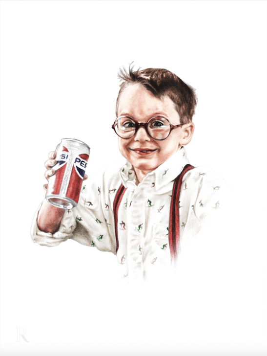 Ryan Prestridge "Fuller (Colorized Variant)" Print