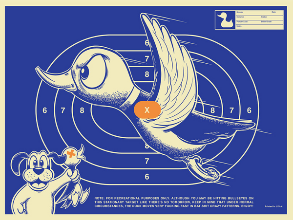 Eric Tan "Shoot that Duck! (Variant)" Print