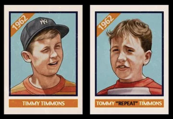 Cuyler Smith "177 & 178 -  Timmy and Tommy Timmons" Trading Card Set