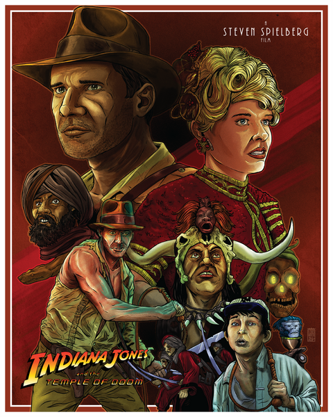 Steve Chesworth "Temple of Doom" Print