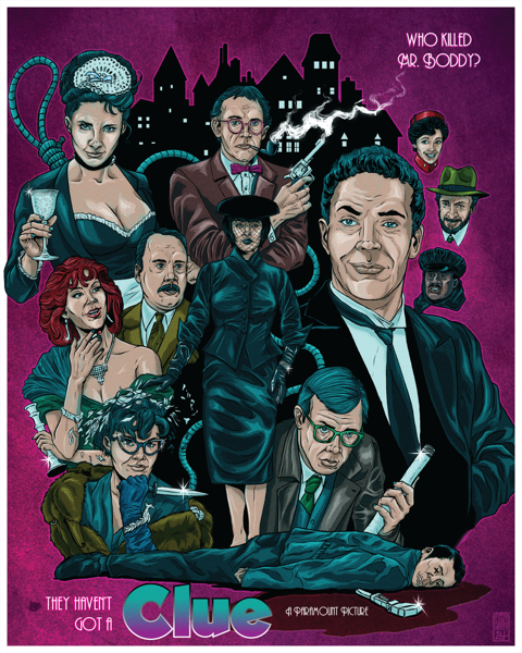 Steve Chesworth "Who Killed Mr. Boddy?" Print