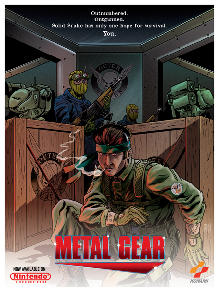 Steve Chesworth "Metal Gear" print