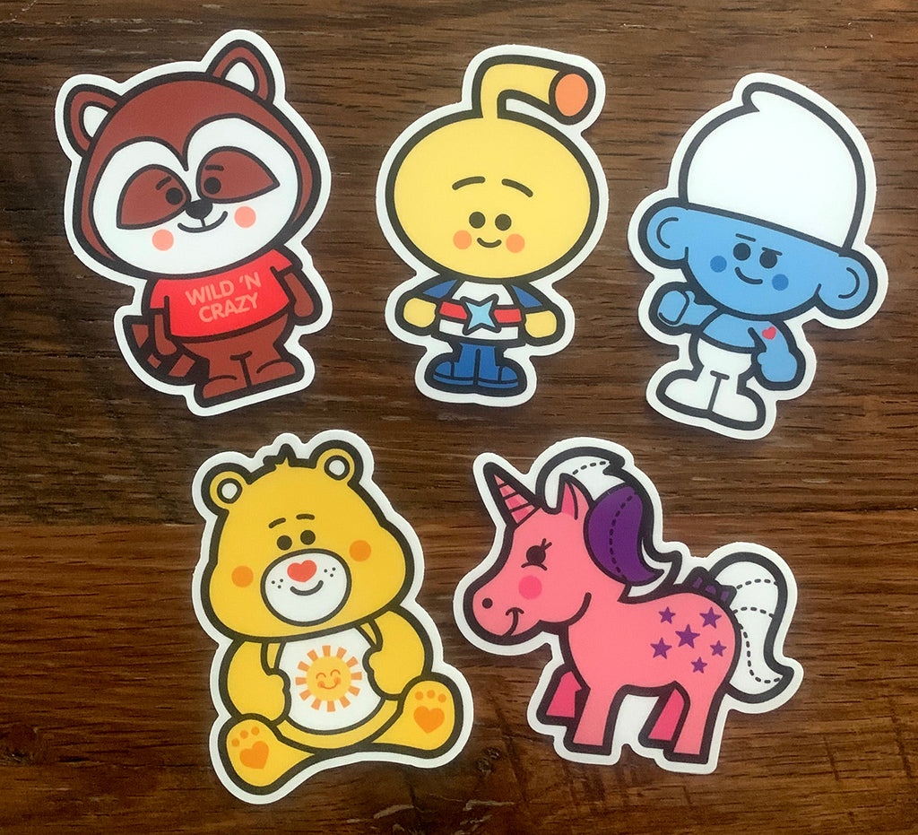 Dave Perillo "80’s Li’l Buddies" Sticker Pack