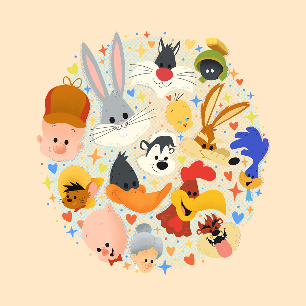 Amanda Conrad "That's All Folks" Print