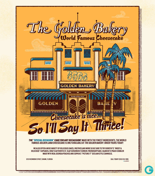 Ian Glaubinger "The Golden Bakery" Print
