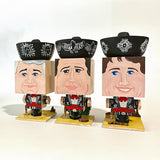 John D-C "Three Amigos Lucky, Dusty and Ned (Plastic Free Inaction Figure)"