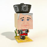 John D-C "Three Amigos Lucky, Dusty and Ned (Plastic Free Inaction Figure)"