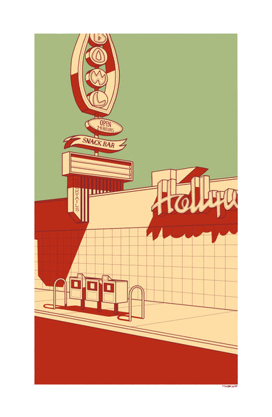Tom Hislop "The Dude's Happy Place" Framed Print