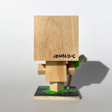 John D-C "The Toxic Avenger "Wood Head" (Plastic Free Inaction Figures)"