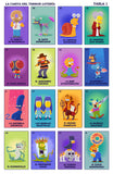 Dennis 'tanoshiboy' Salvatier "Los Simpsons Lotería (Variant)" Print