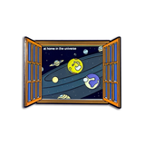 Nerdpins "Universe Window" pin