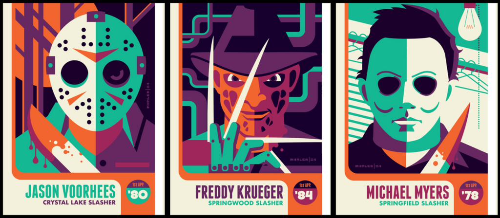 Tom Whalen "Movie Monster Cards" Trading Card Set