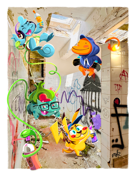 Manuel Kilger "Starter Krew" Print