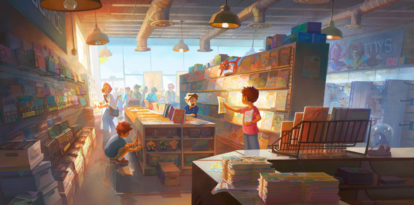 Daniel Roman "Comic Book Nostalgia" Print