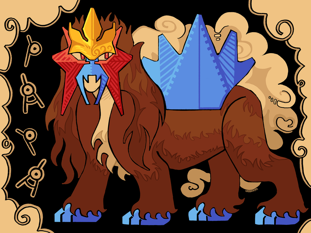 Viridian Van Buskirk "Papa Entei" Print