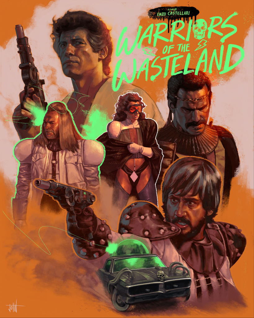 John DeLucca "Warriors Of The Wasteland" print