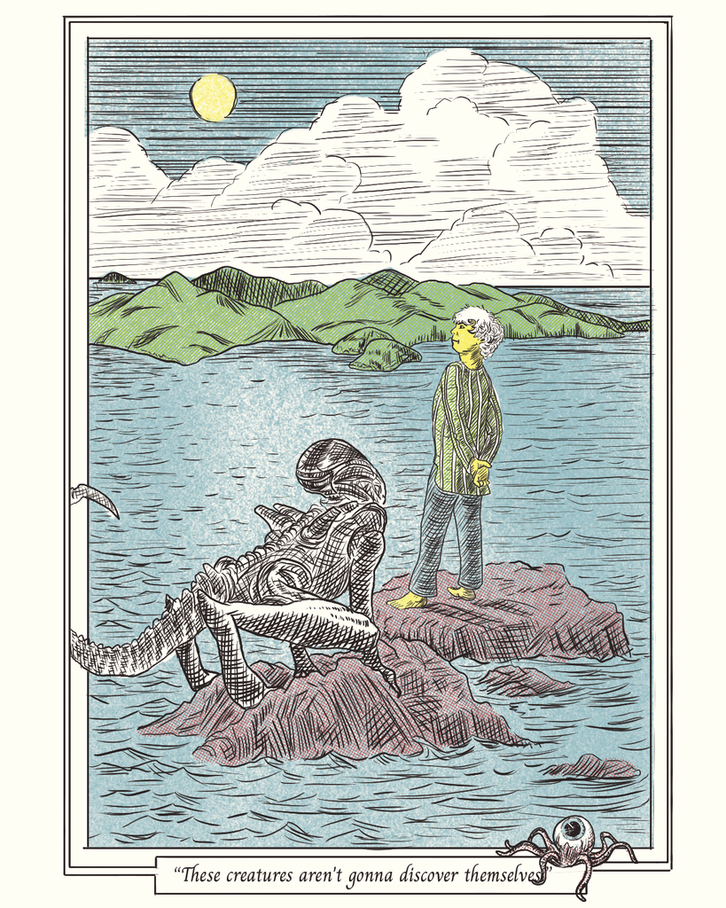 Danny Beckwith "We Were Safer in Space" Print