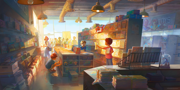 Daniel Roman "Comic Book Nostalgia" Variant Print