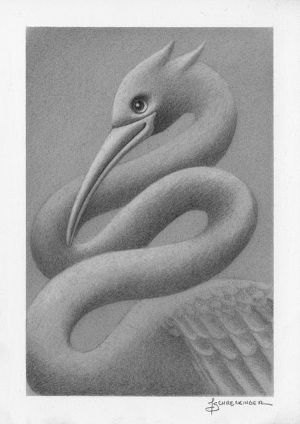 Juliet Schreckinger "Whooping Crane Sketch"