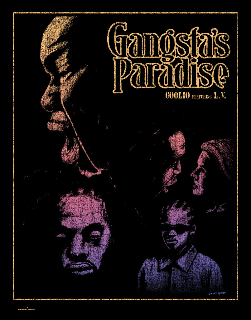 Zach Newton "Gangsta's Paradise" print