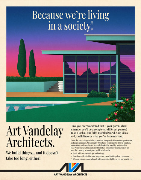 Zita Walker "Art Vandelay Architects" Print