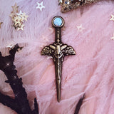 Lilly Baik "Antique Bee Sword" pin