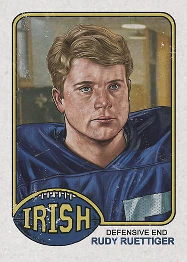 Cuyler Smith "78 - Rudy Ruettiger" Trading Card