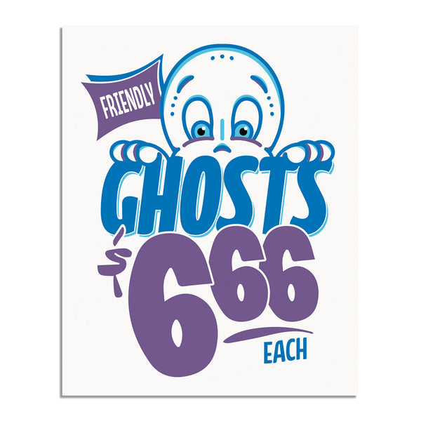 Christopher 'Failed Imagineer' Michon "Friendly Ghosts" Print