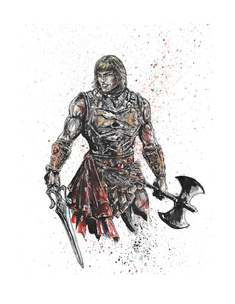 Adam Michaels "Battle Armor He-Man" print