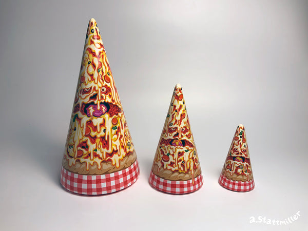 Andy Stattmiller "Pizza the Hutt Nestling Cones"