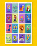 Dennis 'tanoshiboy' Salvatier "Los Simpsons Lotería (Variant)" Print