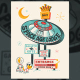 Ian Glaubinger "Space Age Lodge" print